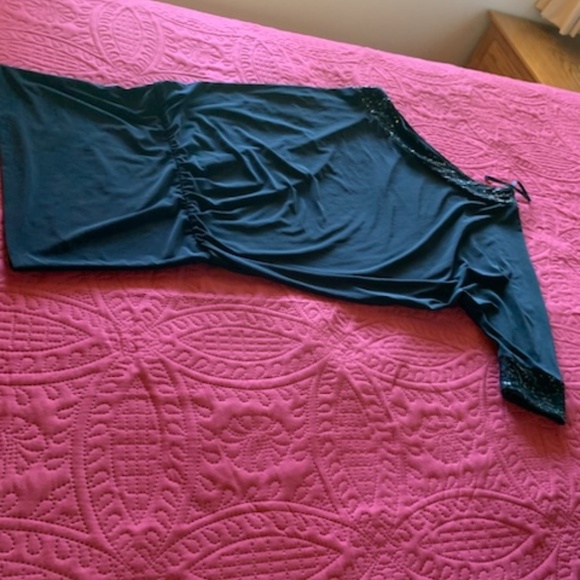 Fredricks black dress, sequins in excellent condition, small - Picture 3 of 14